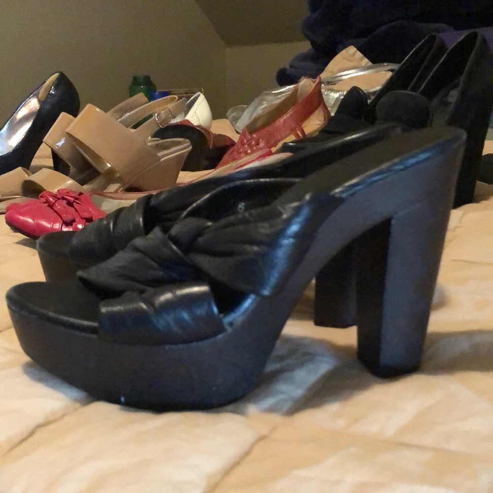 Callisto Platform Heel Sandal